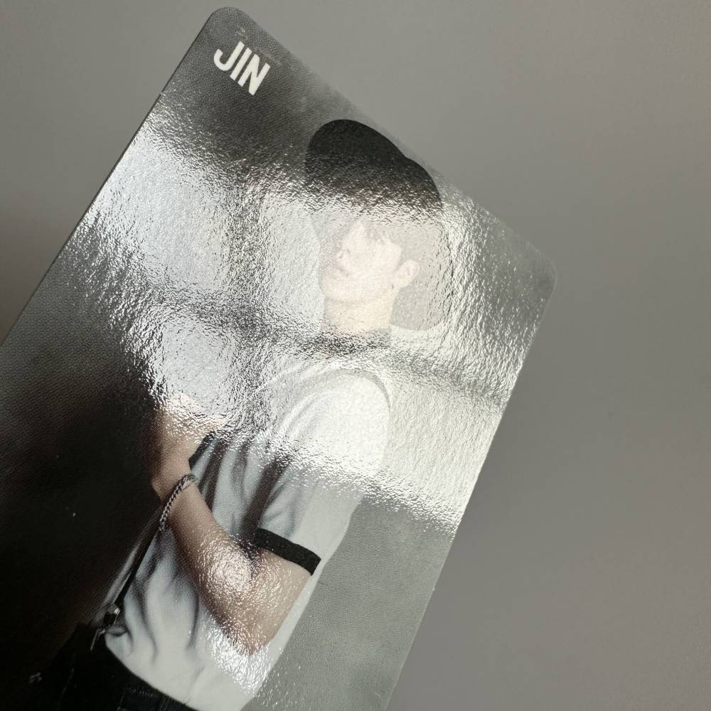 BTS 6TH JAPANESE ALBUM 'RUN' PHOTOCARD - JIN